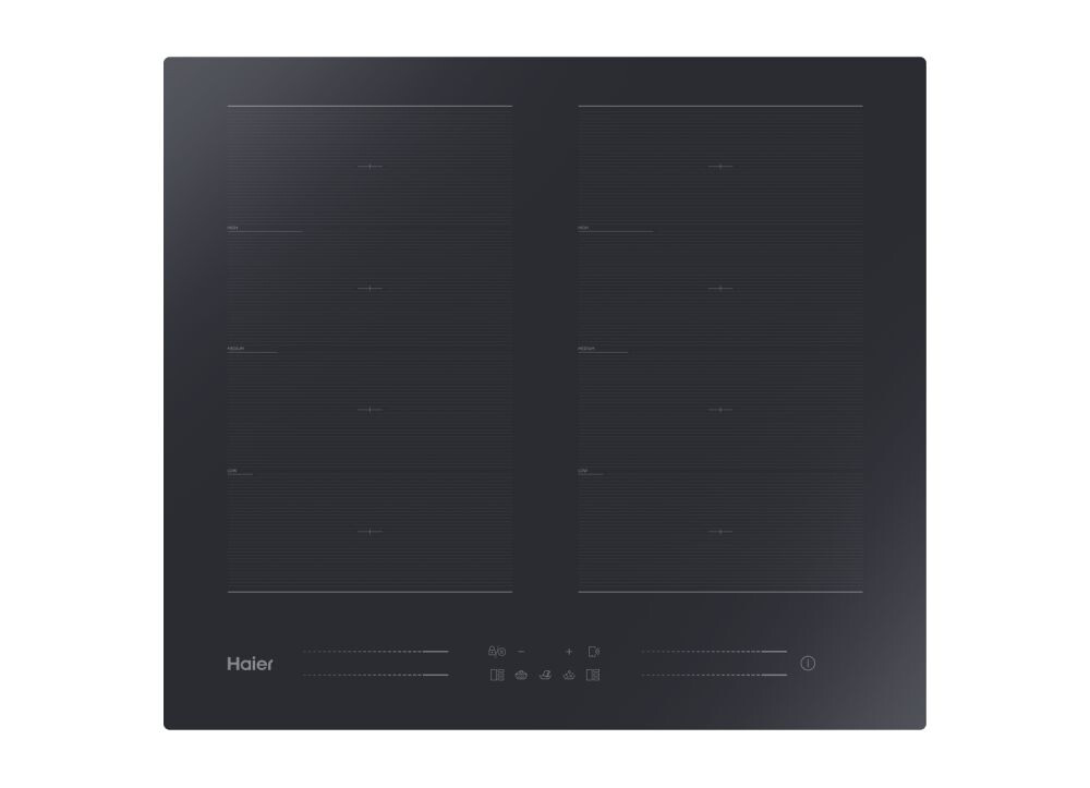 Pllakë me induksion Haier HA2MTSJ68MC, I-Move Series 6, E zezë, 60 cm