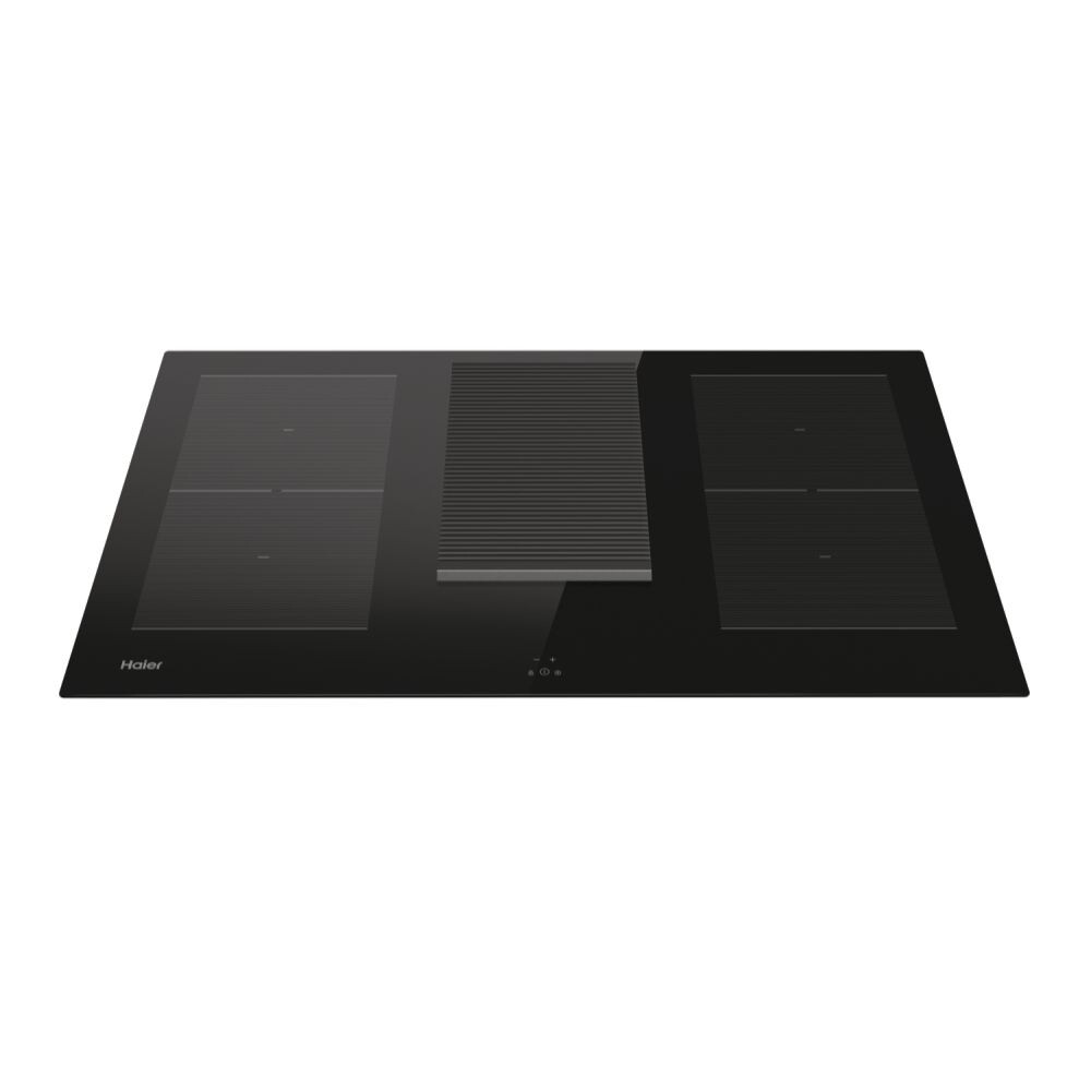 Pllakë me Aspirator të integruar Haier HAIH8IFMCF, Seria I-Dual 6, e zezë, 83 cm