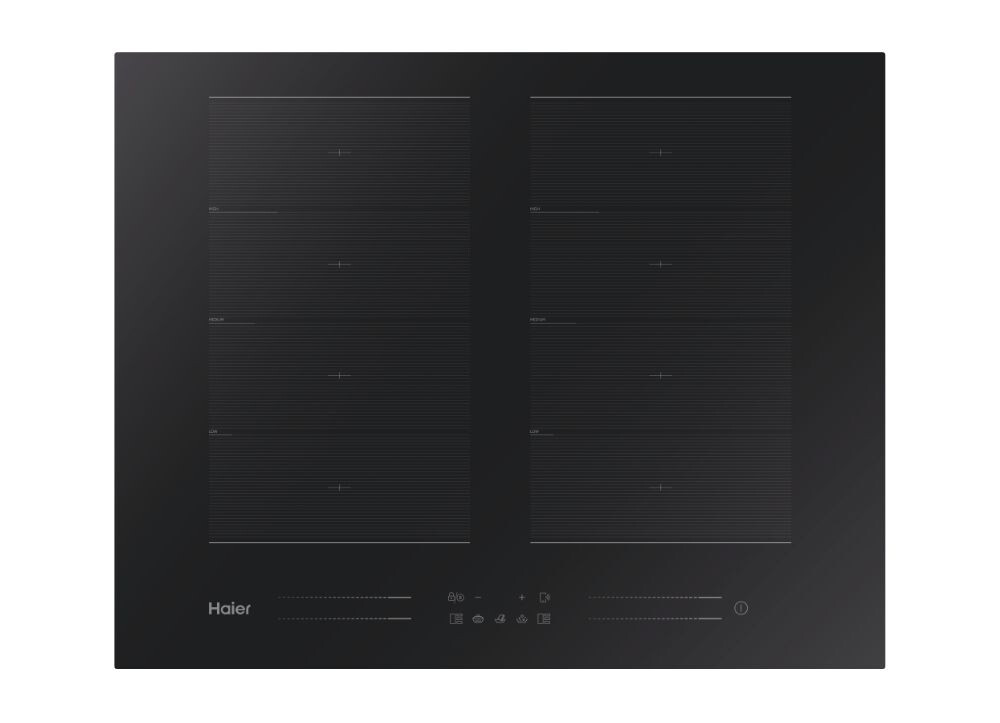 Pllakë me induksion HA2MTSJ58MB1 Haier, I-Move Series 6, E zezë, 60 cm