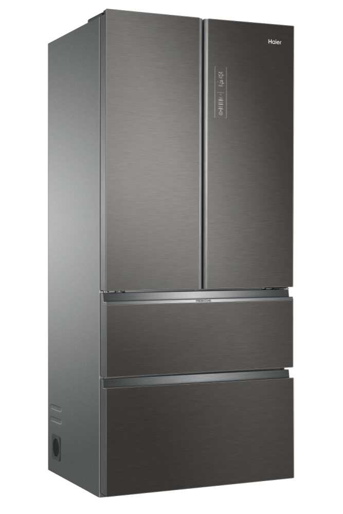 Frigorifer me shumë dyer Haier HB18FGSAAA FD 83 Seria 7, 4 dyer, Pa ngricë, ndriçim LED, Klasa E, Titanium argjend, L x H x I (mm) 830x669x1900