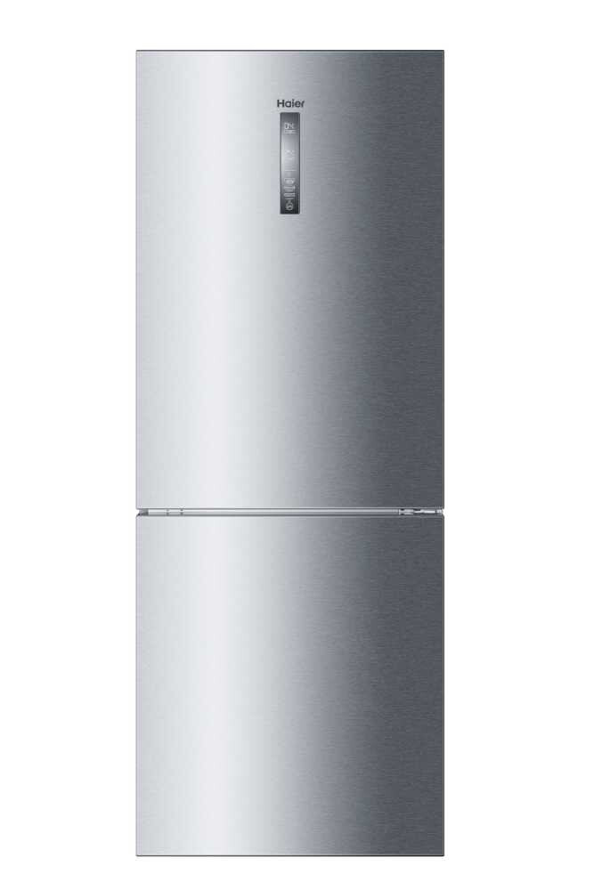 Frigorifer Haier C3FE844CGJ, 2D 70 Seria 5 I pavarur, 2 dyer, Pa ngrica, Ndriçim LED, Klasi D, Argjend, L x H x I (mm) 700x676x1905