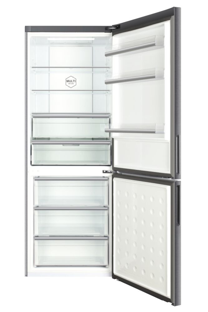 Frigorifer Haier C3FE844CGJ, 2D 70 Seria 5 I pavarur, 2 dyer, Pa ngrica, Ndriçim LED, Klasi D, Argjend, L x H x I (mm) 700x676x1905