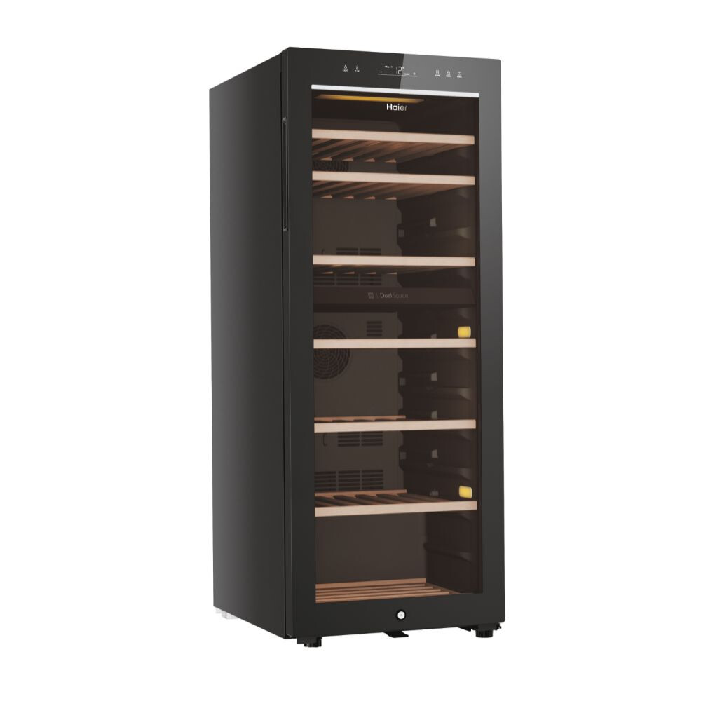 Ftohës i verës Wine Bank Seria 50, i pavarur, 2 zona, 77 shishe, ndriçim LED, Klasa G, L x H x I (mm) 497x585x1270