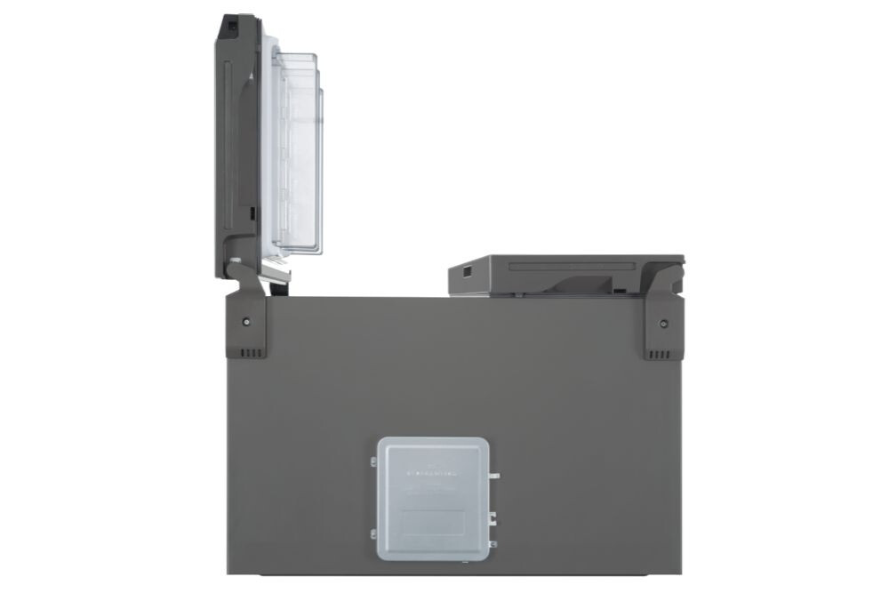 Krah për krah Haier HSR3918ENPG SBS 90 Seria 3 në këmbë, pa ngricë, ndriçim LED, klasi E, argjend i butë, L x H x I (mm) 908x647x1775