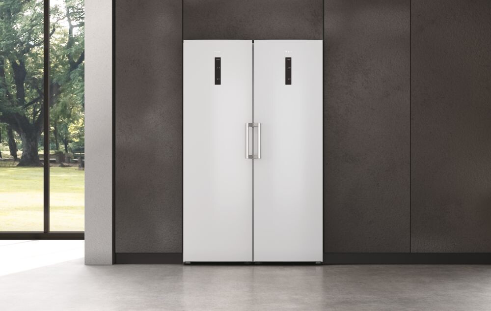 Frigorifer me 1 derë Haier H3R-330WNA 1D 60 Seria 7 i pavarur, Pa ngricë, Jo, Ndriçim standard, Klasa A, E bardhë, L x H x I (mm) 595x675x1910