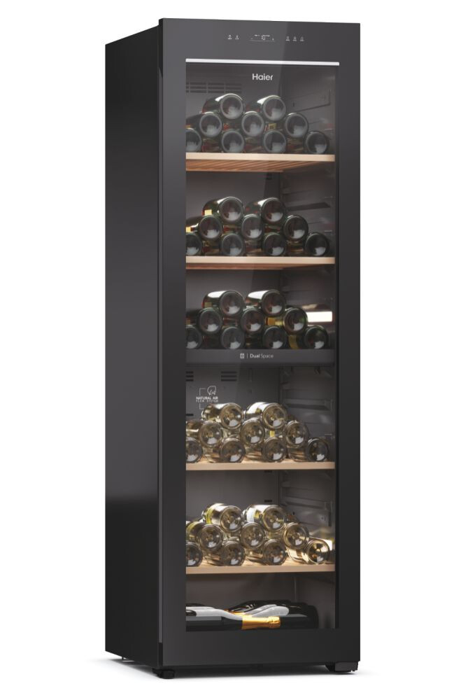 Ftohës i verës Wine Bank 60 Seria 7, i pavarur, 2 zona, 236 shishe, ndriçim LED, Klasa G, L x H x I (mm) 597x714x1900