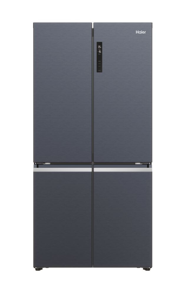 Ftohes me shumë dyer 90 Haier HCR5919ENMB Seria 5 e pavarur, 4 dyer, pa ngricë, ndriçim LED, klasi E, e zezë e krehur, L x H x I (mm) 908x648x1900