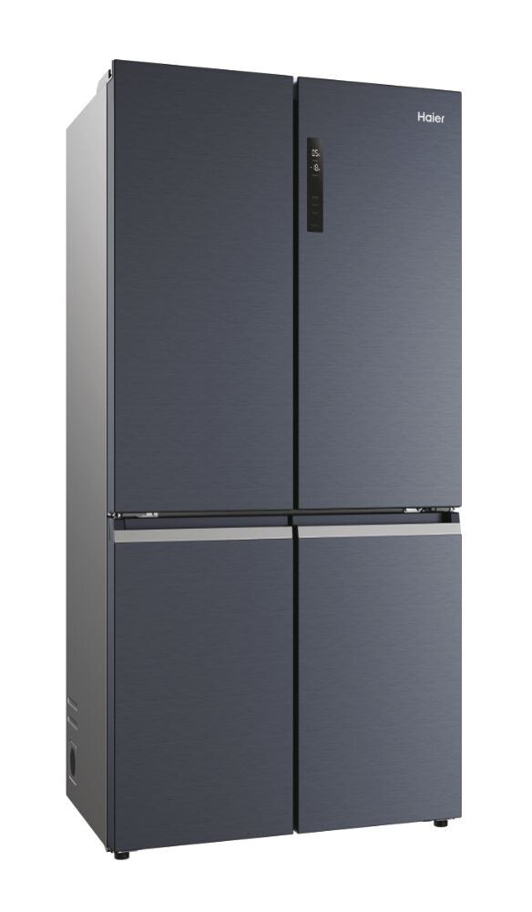 Ftohes me shumë dyer 90 Haier HCR5919ENMB Seria 5 e pavarur, 4 dyer, pa ngricë, ndriçim LED, klasi E, e zezë e krehur, L x H x I (mm) 908x648x1900