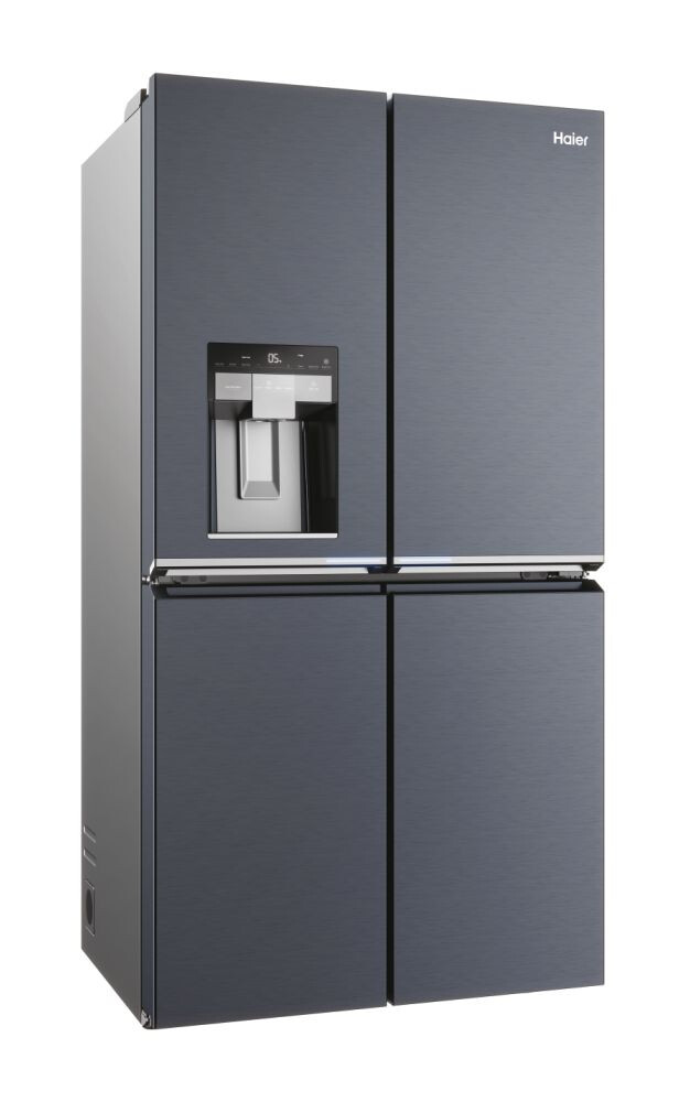 Me shumë dyer të pavarur Haier HCR7918EIMB, 4 dyer, pa ngricë, Ndriçim LED, Klasi E, E zezë e krehur, L x H x I (mm) 908x750x1775