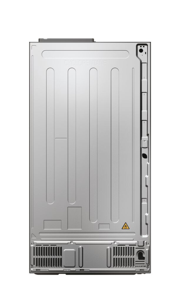Me shumë dyer të pavarur Haier HCR7918EIMB, 4 dyer, pa ngricë, Ndriçim LED, Klasi E, E zezë e krehur, L x H x I (mm) 908x750x1775