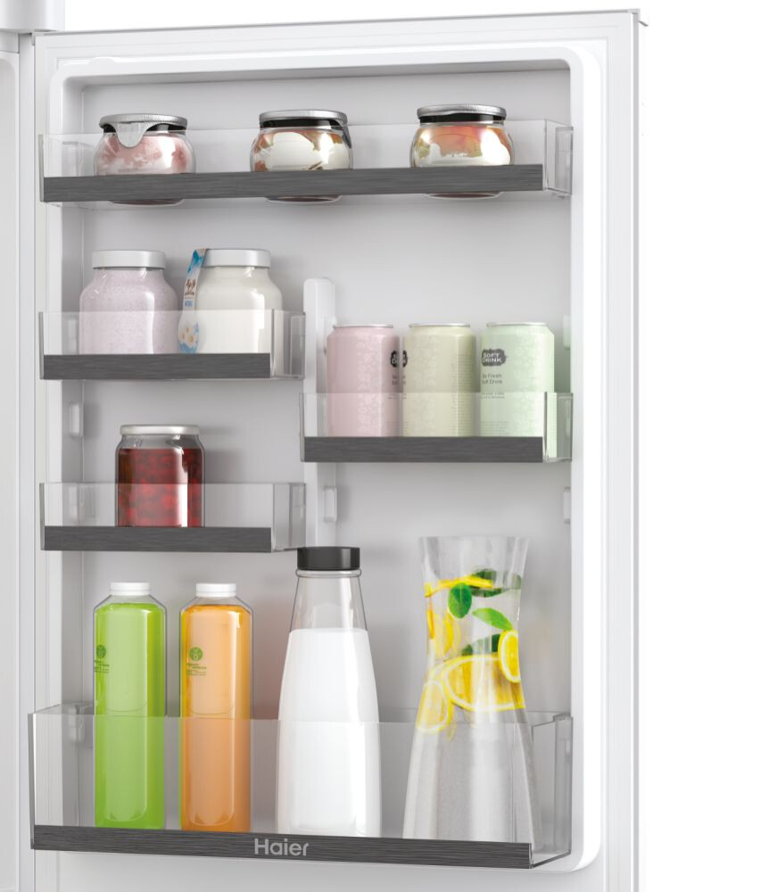 Frigorifer i integruar HAIER HBW5518E, 2 dyer, pa ngricë, ndriçim LED, klasi E, i bardhë, L x H x I (mm) 540x545x1772