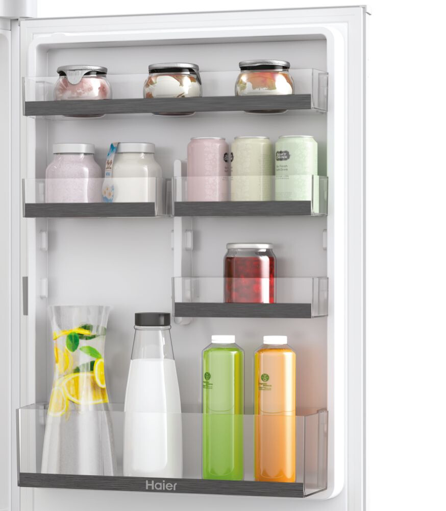 Frigorifer i integruar HAIER HBW5518E, 2 dyer, pa ngricë, ndriçim LED, klasi E, i bardhë, L x H x I (mm) 540x545x1772