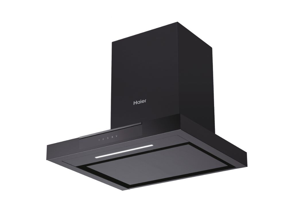 Aspirator muri Haier HATS6DCS56B, Kontrolli me prekje, Seria 4, Klasa A+, E zezë