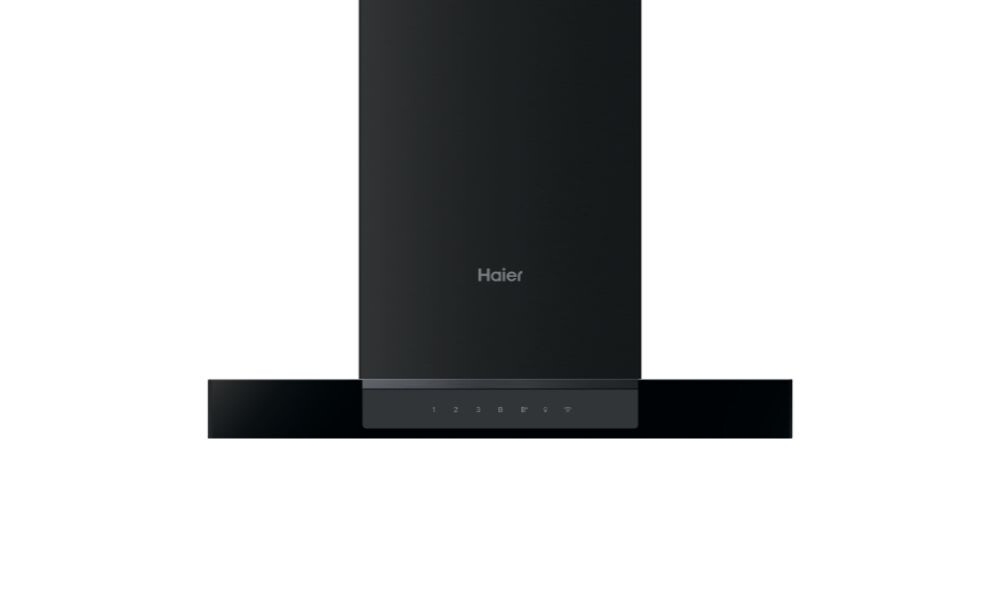 Aspirator muri Haier HATS6DS46BWIFI, Kontroll me prekje, 5 shpejtësi, Klasa A+, E zezë, L x H x L (mm) 600x504x1027