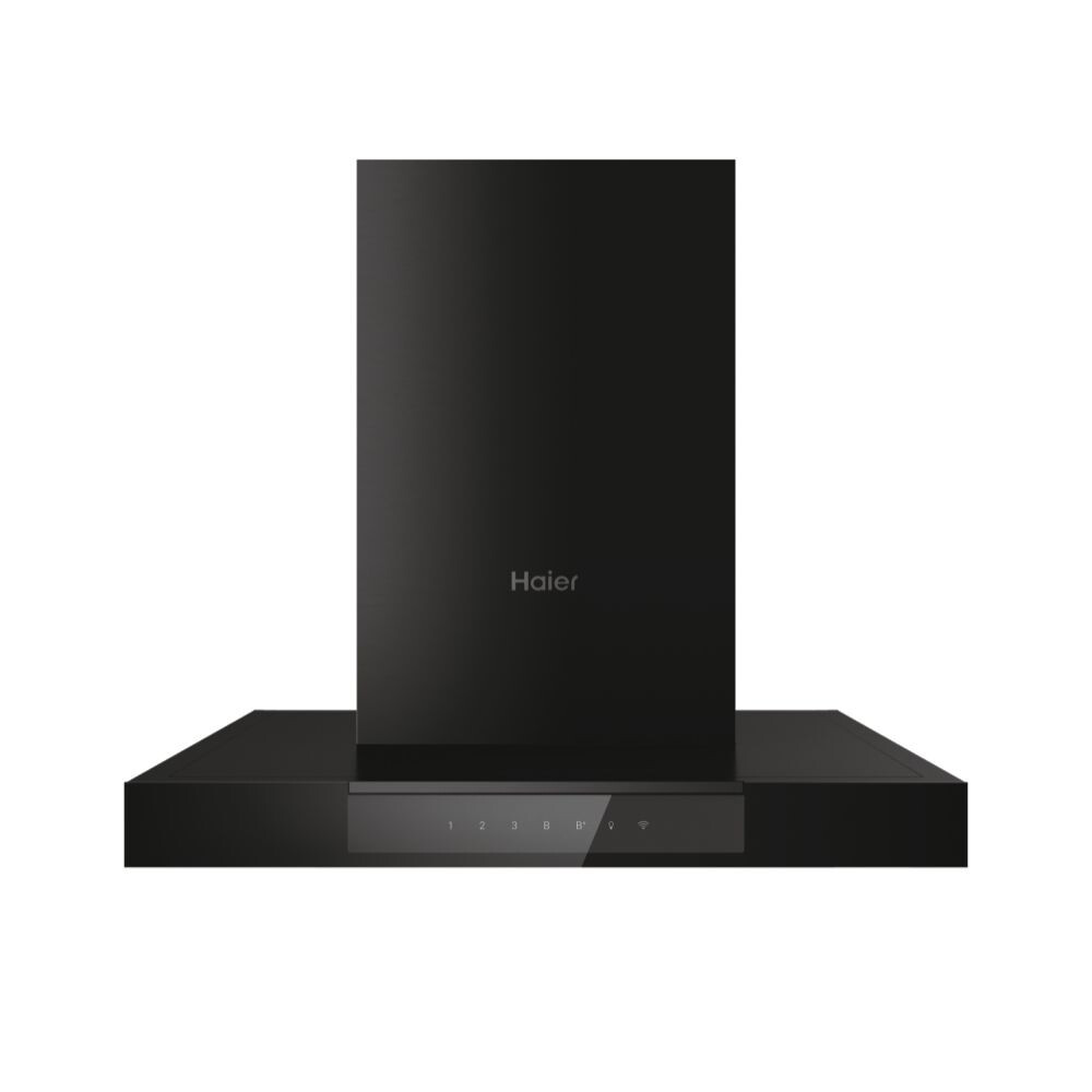 Aspirator muri Haier HATS6DS46BWIFI, Kontroll me prekje, 5 shpejtësi, Klasa A+, E zezë, L x H x L (mm) 600x504x1027