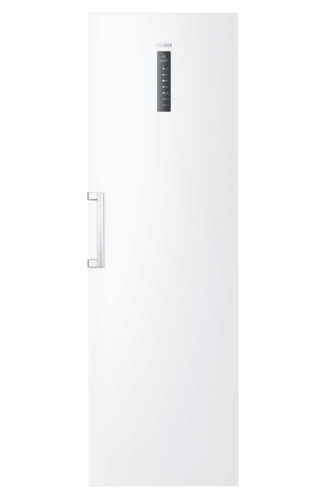 Ngrirës i drejtë Haier H3F-320WTAAU1 Instaswitch i pavarur, Totali pa ngrirje, 330 L, 4 sirtarë, butona me prekje të buta ControlVision plus informacion LED, Klasa D, L x H x I (mm) 595x675x1905