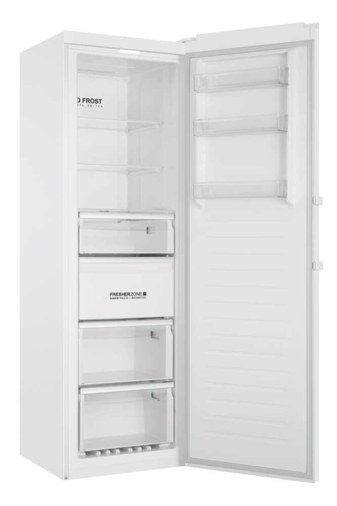 Ngrirës i drejtë Haier H3F-320WTAAU1 Instaswitch i pavarur, Totali pa ngrirje, 330 L, 4 sirtarë, butona me prekje të buta ControlVision plus informacion LED, Klasa D, L x H x I (mm) 595x675x1905