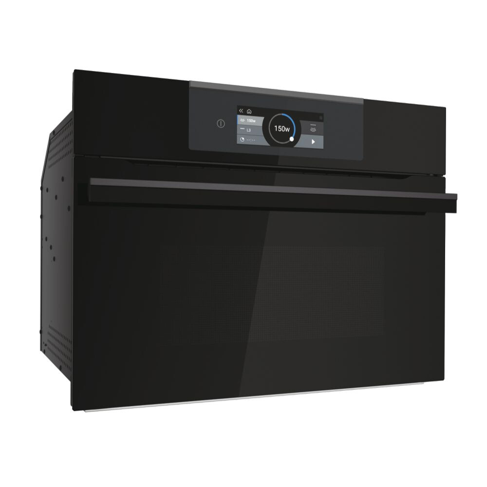 Furrë e kombinuar e integruar me mikrovalë Haier HWO45NB6T0B1, I-Touch Compact Series 6, Microvale - Combi, 34 litra, E zezë