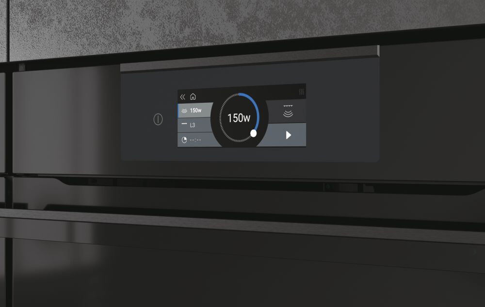 Furrë e kombinuar e integruar me mikrovalë Haier HWO45NB6T0B1, I-Touch Compact Series 6, Microvale - Combi, 34 litra, E zezë