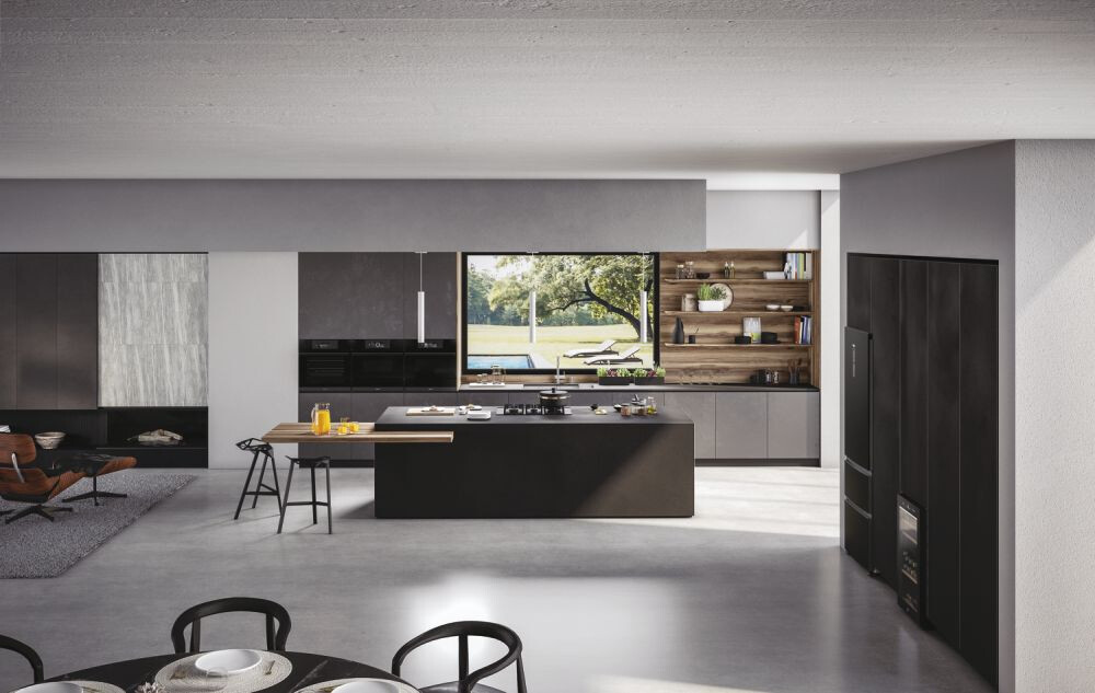 Furrë e kombinuar e integruar me mikrovalë Haier HWO45NB6T0B1, I-Touch Compact Series 6, Microvale - Combi, 34 litra, E zezë