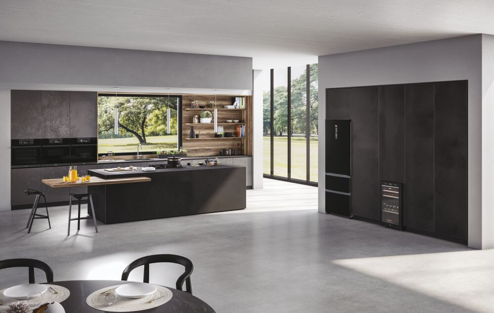 Furrë e kombinuar e integruar me mikrovalë Haier HWO45NB6T0B1, I-Touch Compact Series 6, Microvale - Combi, 34 litra, E zezë