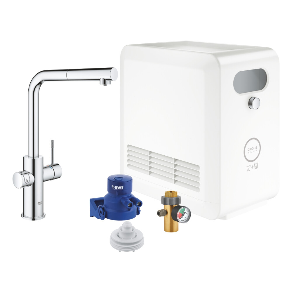 Rubinet GROHE BLUE KOMPET PROFESIONALE TIPI L, krom