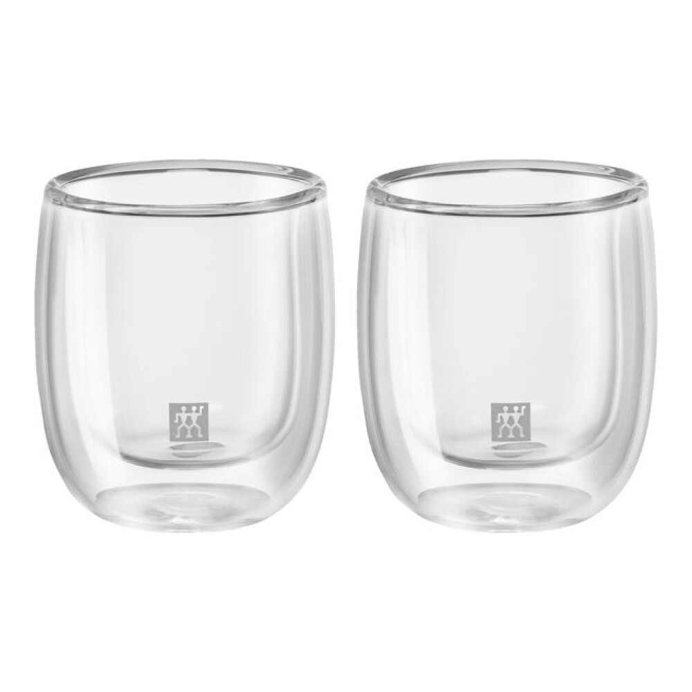 Gotë dopio xhami për espresso, 80 ml – Set me 2 copë - Zwilling