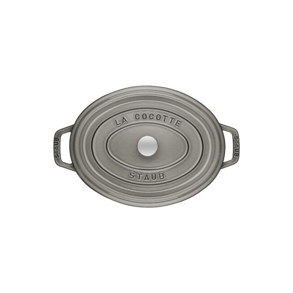 Tenxhere ovale prej hekuri të hedhur 29 cm, ngjyrë grafit-gri - Zwilling