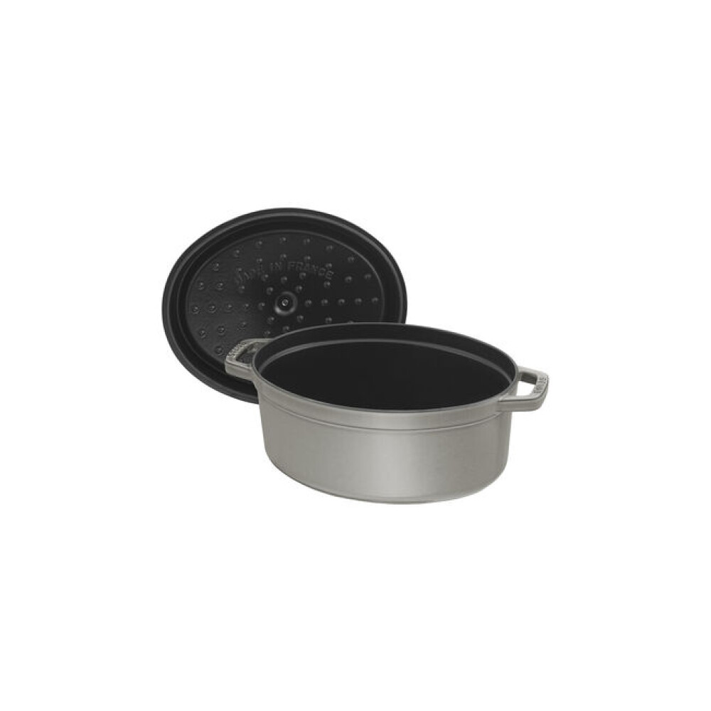 Tenxhere ovale prej hekuri të hedhur 29 cm, ngjyrë grafit-gri - Zwilling