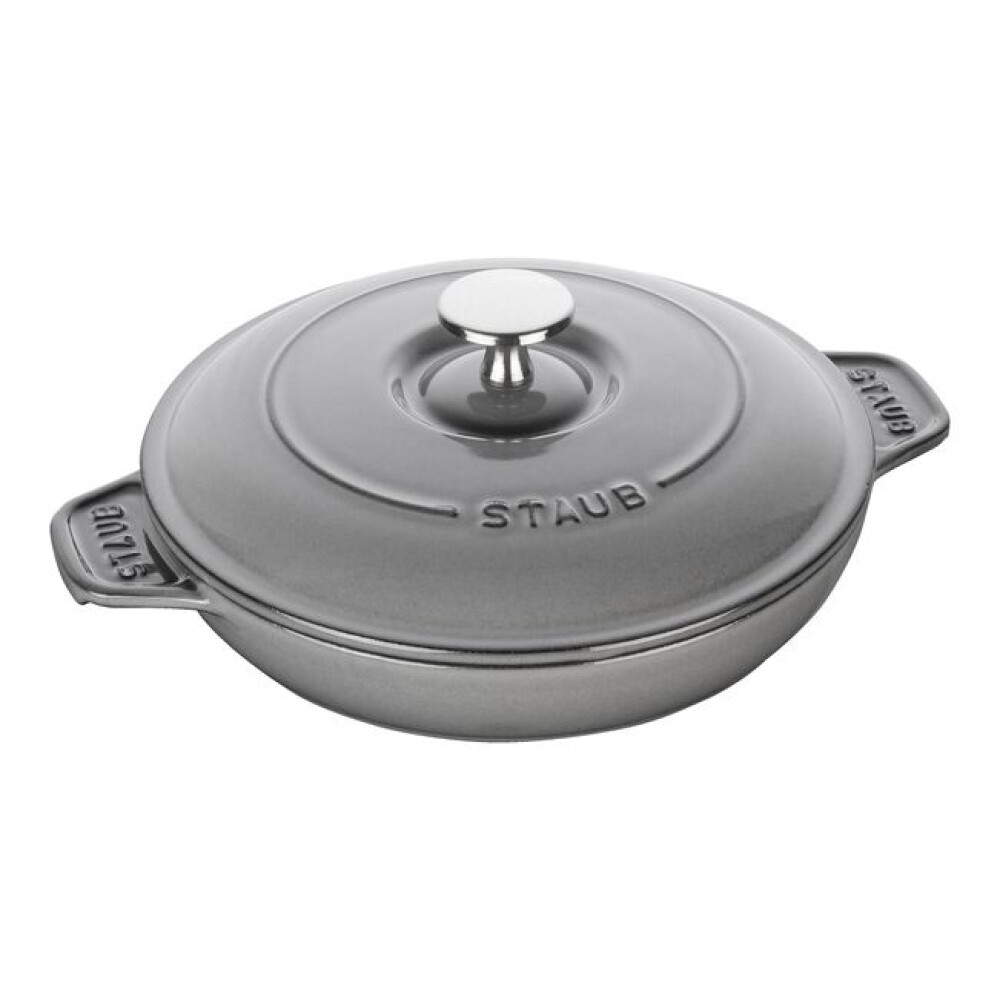 Formë furre me kapak 20 cm, e rrumbullakët, ngjyrë Graphit-Grau, prej gize - Zwilling