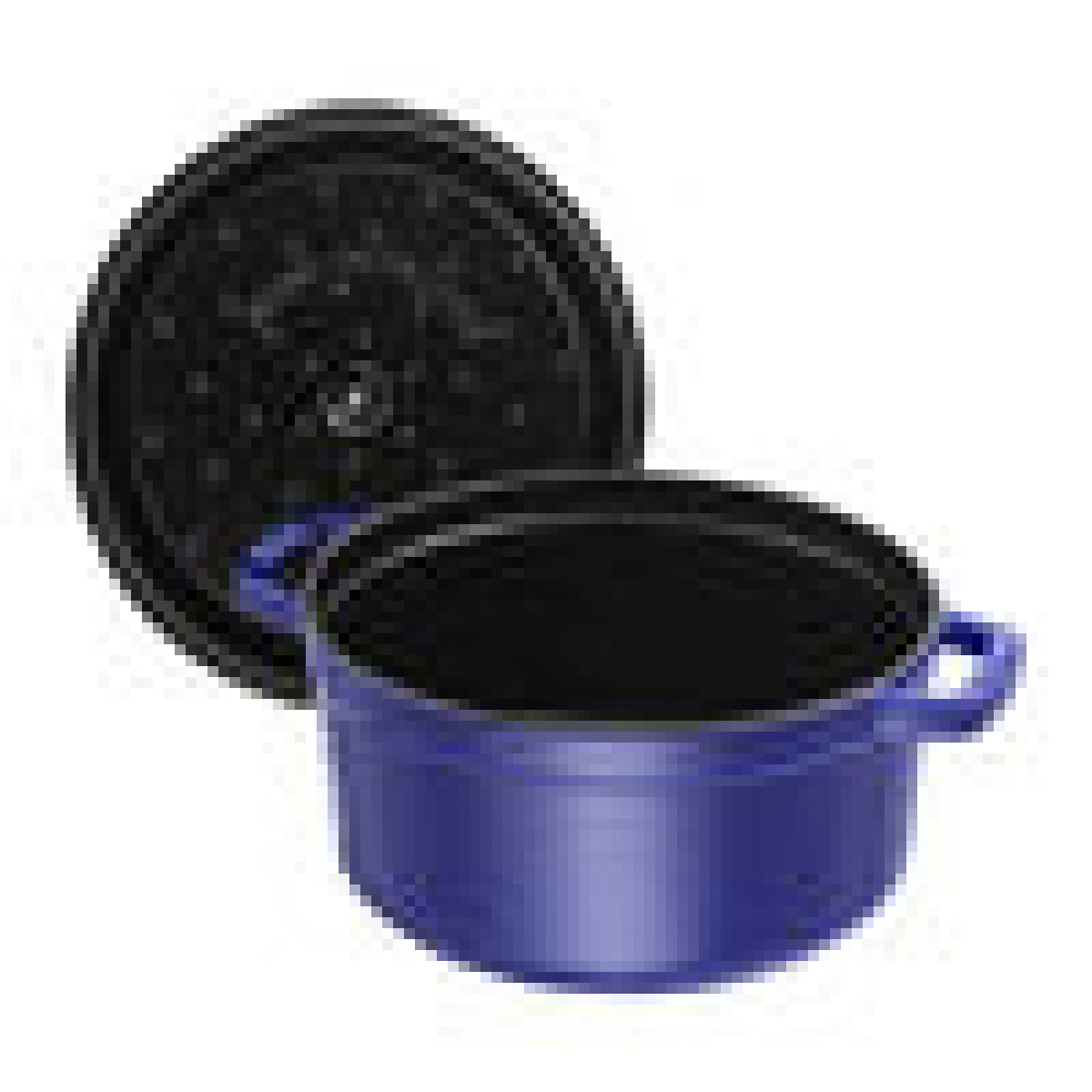 Tenxhere Cocotte 20 cm, e rrumbullakët, ngjyrë blu e errët, prej gize - Zwilling