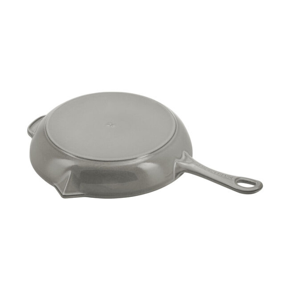 Tigan për skuqje, 26 cm, i rrumbullakët, ngjyrë gri grafit, prej gize. - Zwilling