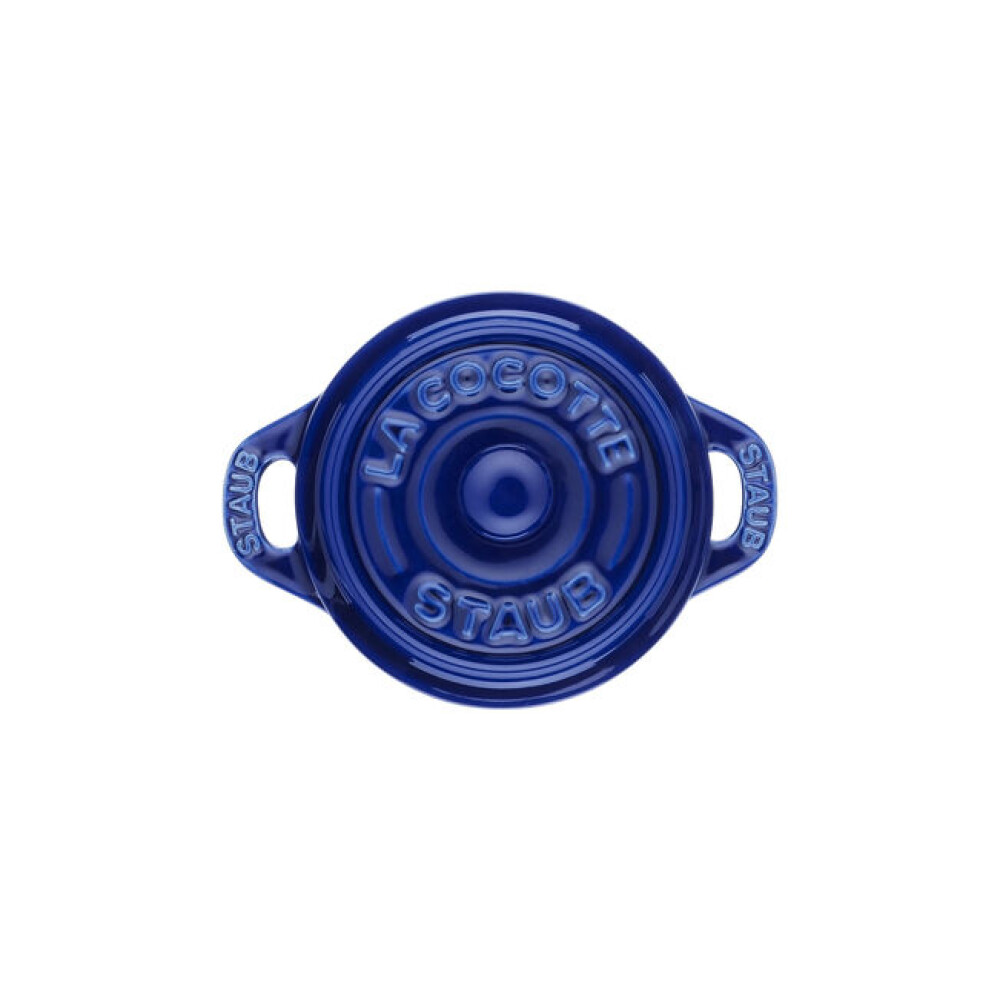 Mini tenxhere 10 cm, e rrumbullakët, blu e errët, prej qeramike - Zwilling
