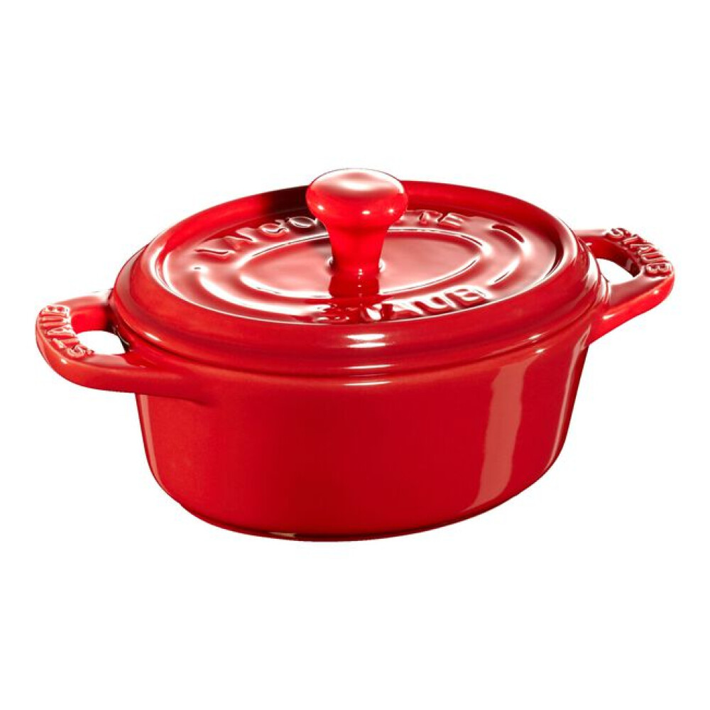 Mini tenxhere 11 cm, ovale, e kuqe qershie, prej qeramike - Zwilling