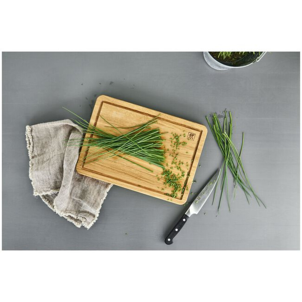 Dërrasë prerëse 35 cm x 25 cm, prej druri të lisit - Zwilling