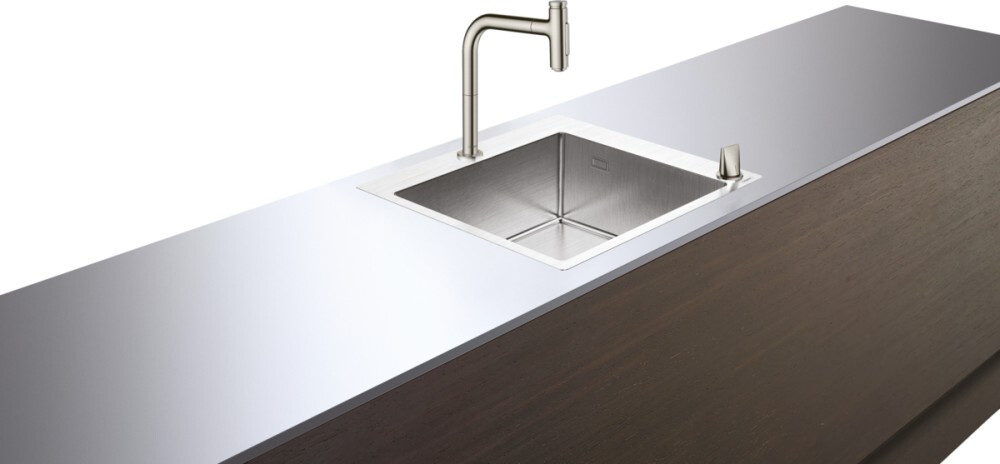 Lavaman dhe rubinet Hansgrohe, Select C71-F450-06, me SBox,  inox
