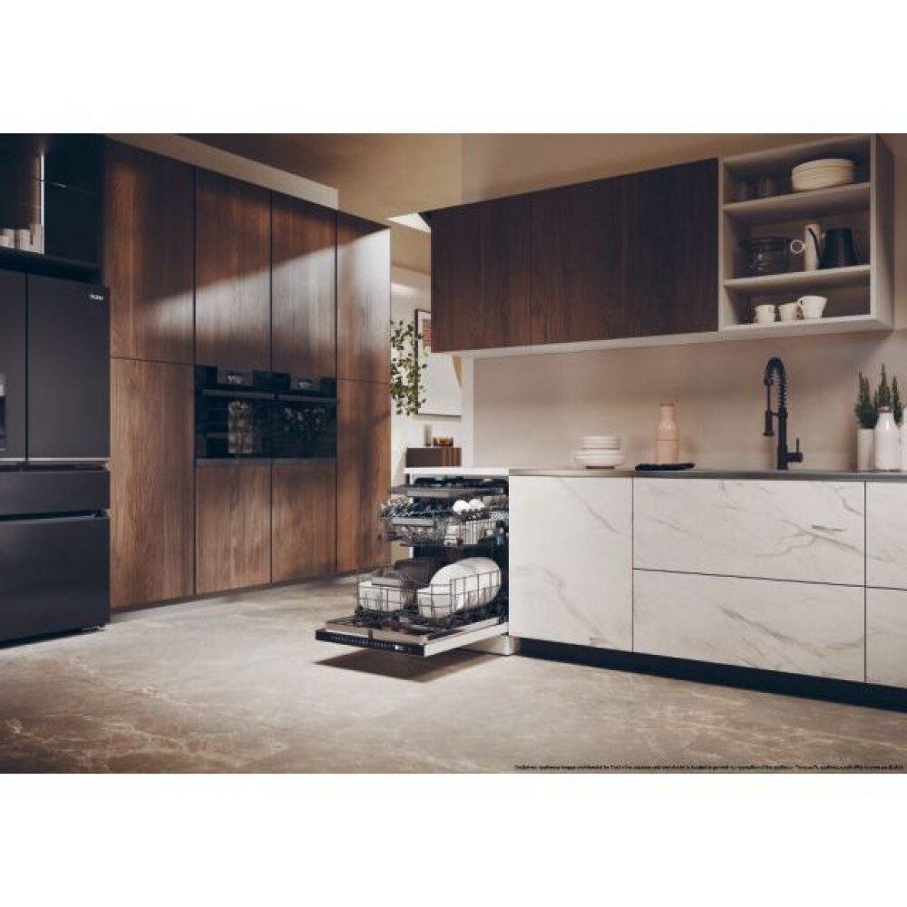 Lavatriçe Haier e pavarur XF 4A4M4PW, I-Pro Shine Seria 7, komplete 14, klasi A