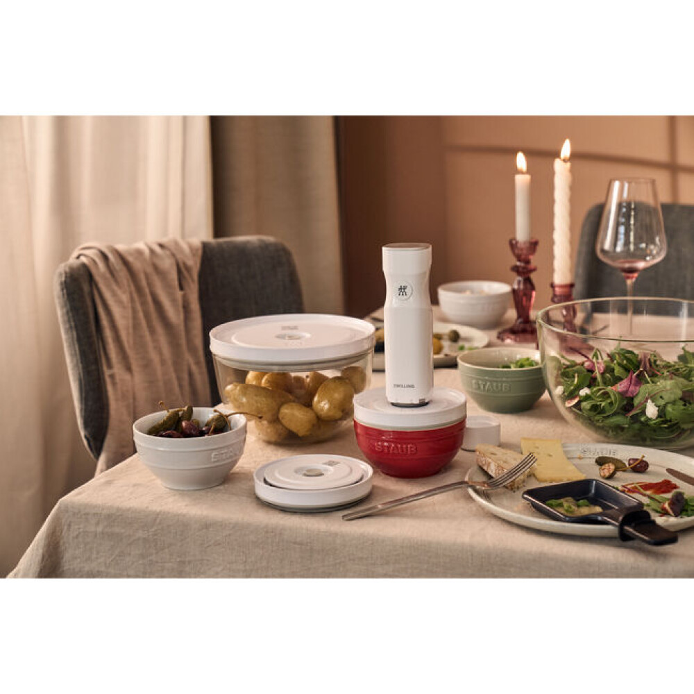 Set tasash, diametër 12 cm, 4 copë, ngjyrë e kuqe qershie, prej qeramike - Zwilling