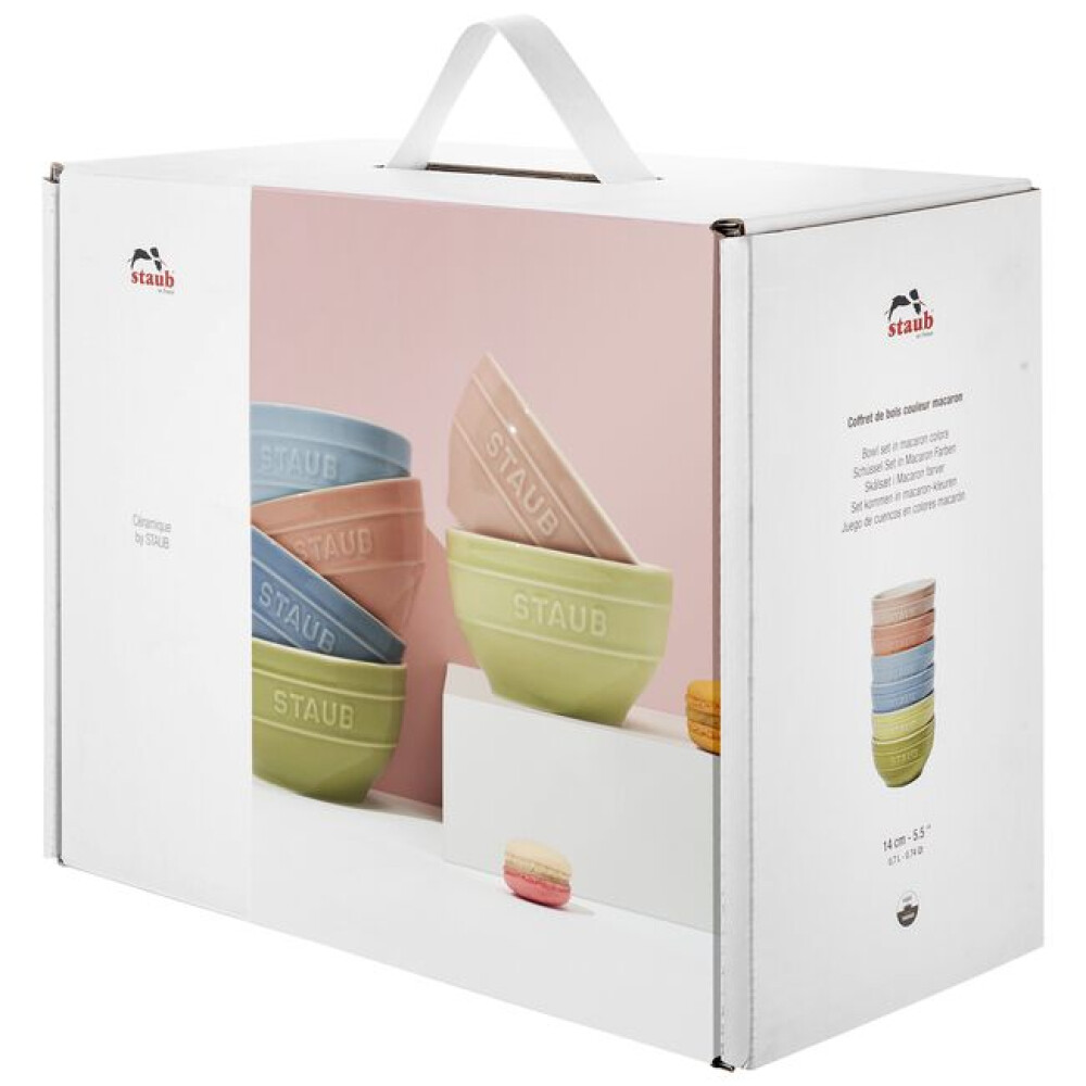 Set tasash Macaron 14 cm, 6 pjesë, prej qeramike - Zwilling