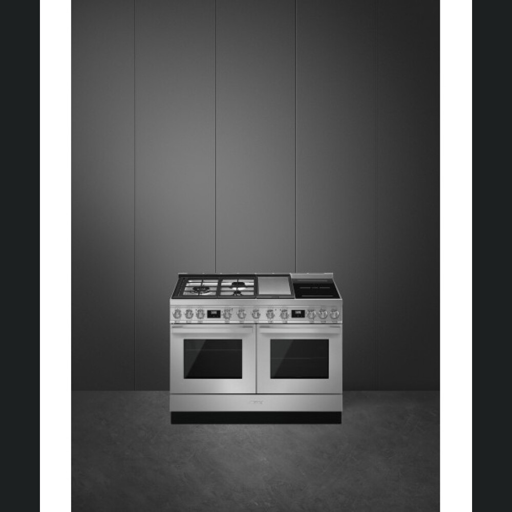 Tenxhere SMEG - CPF120IGMPX,  inox, A+, koleksion Portofino