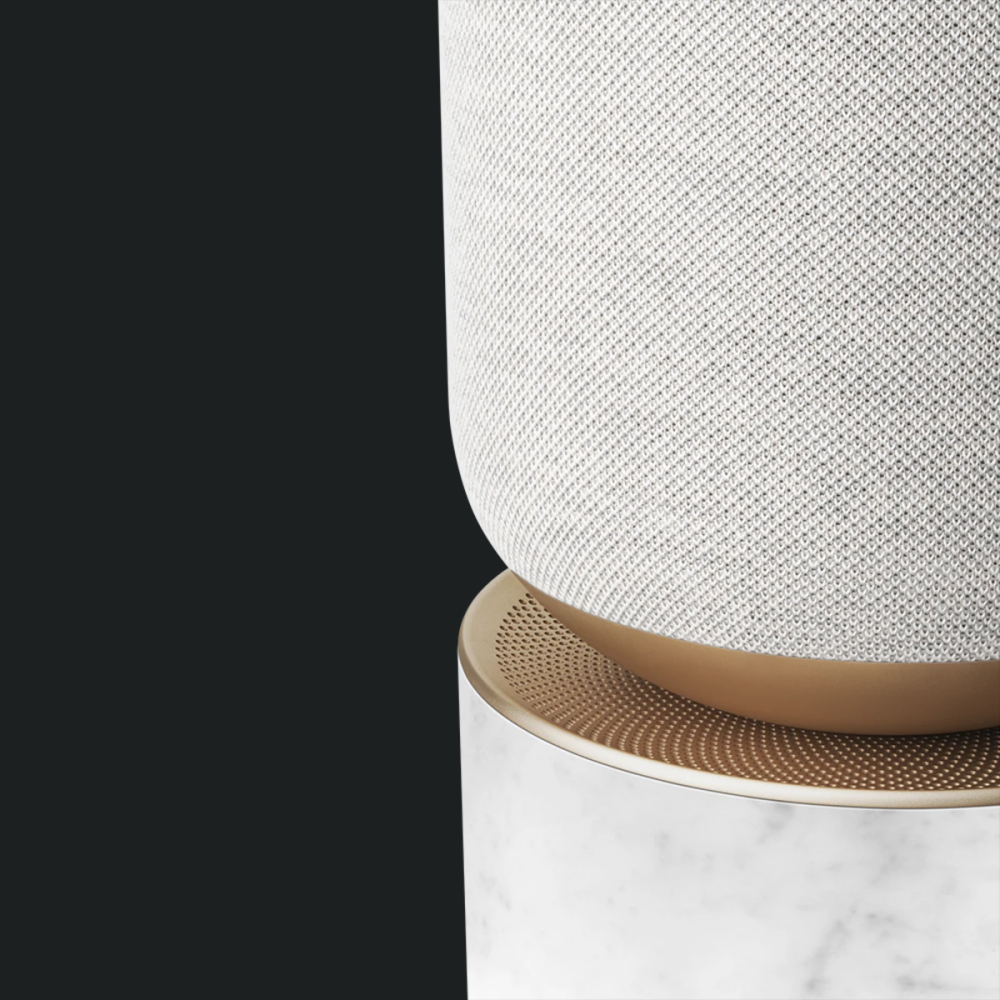 Altoparlanti i dhomës së ndenjes Bang & Olufsen Beosound Balance, Wi-Fi, Mermer i Bardhë