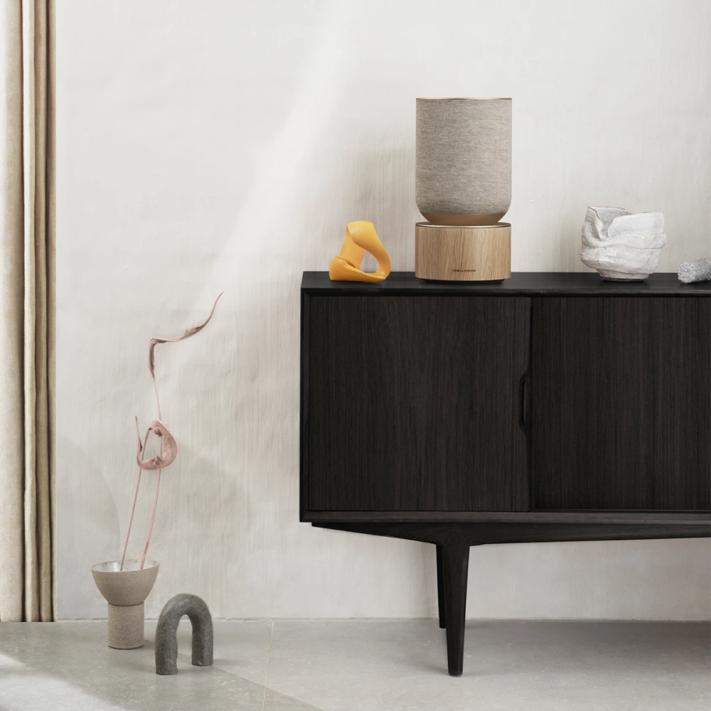 Altoparlanti i dhomës së ndenjes Bang & Olufsen Beosound Balance, Wi-Fi, Natyral Oak