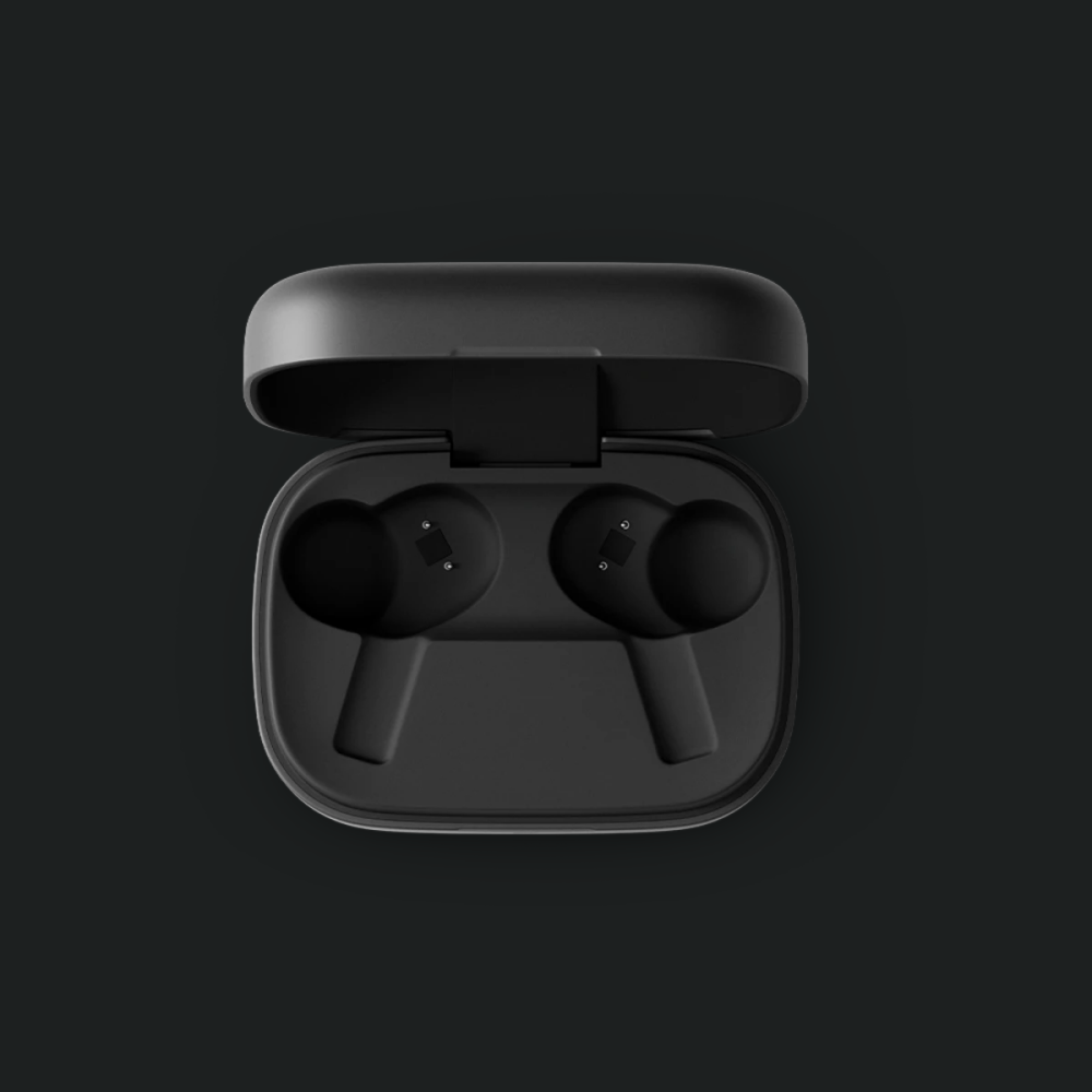 Kufje pa tel Bang & Olufsen Beoplay EX në vesh, anulim adaptiv i zhurmës, oksigjen antracit