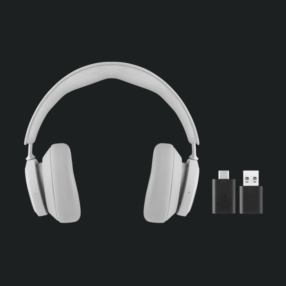 Kufje lojrash pa tela nga Over-Ear Bang & Olufsen Beoplay Portal, Zhdukje e Përshtatshme e Zhurmës, Mjegull gri