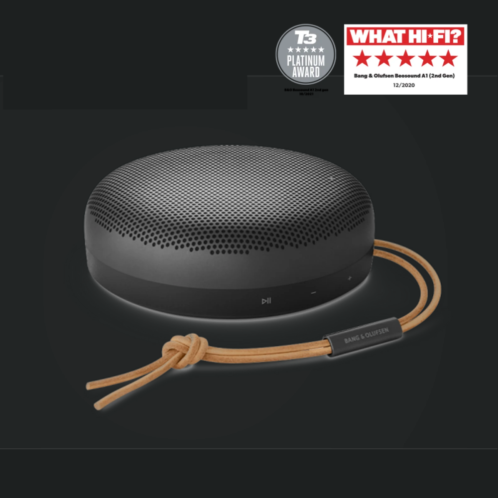 Altoparlant Bluetooth i papërshkueshëm nga uji Bang & Olufsen Beosound A1 Gjenerata e 2-të, Antracit i Zi