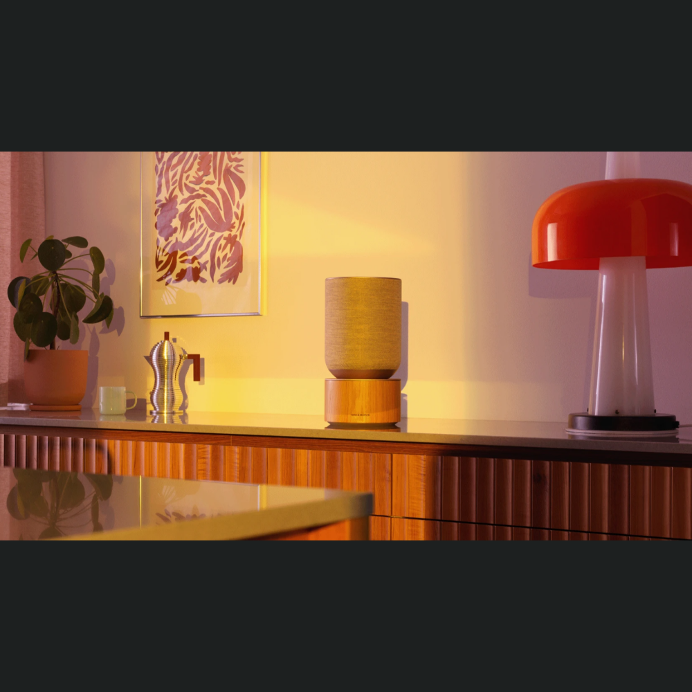 Altoparlanti i dhomës së ndenjes Bang & Olufsen Beosound Balance, Wi-Fi, Lisi i Zi