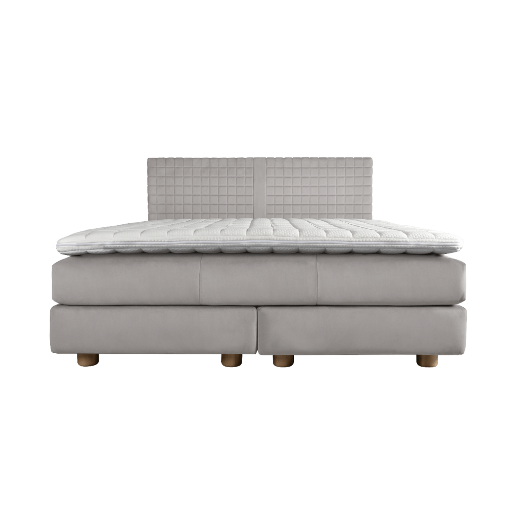 Krevat Walen Boxspring, qepje dixhitale, lartësia e kokës 110 cm, dyshek i përfshirë, pa sipërm