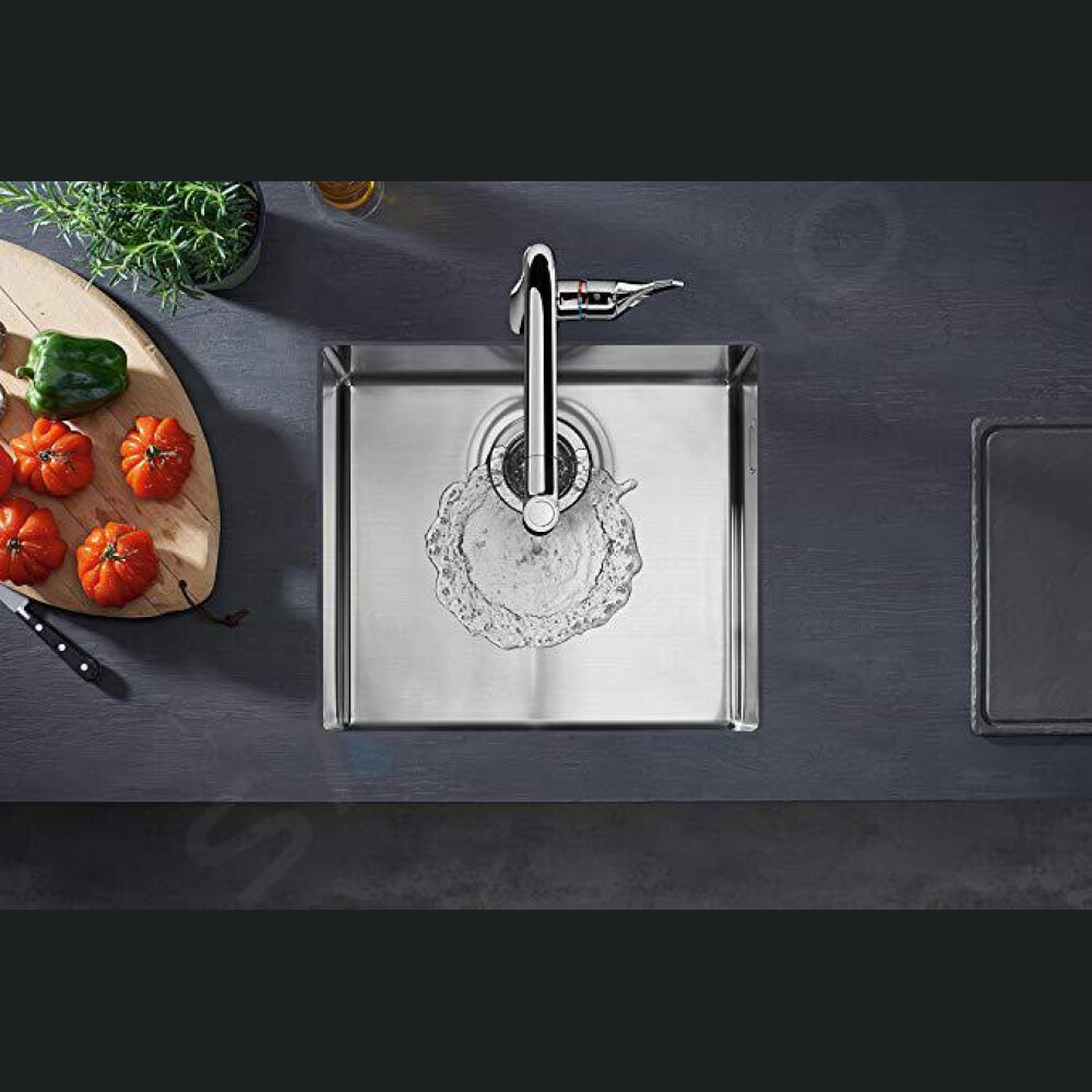 Lavaman Hansgrohe S71 S719-U450, me instalim nën banak,  inox