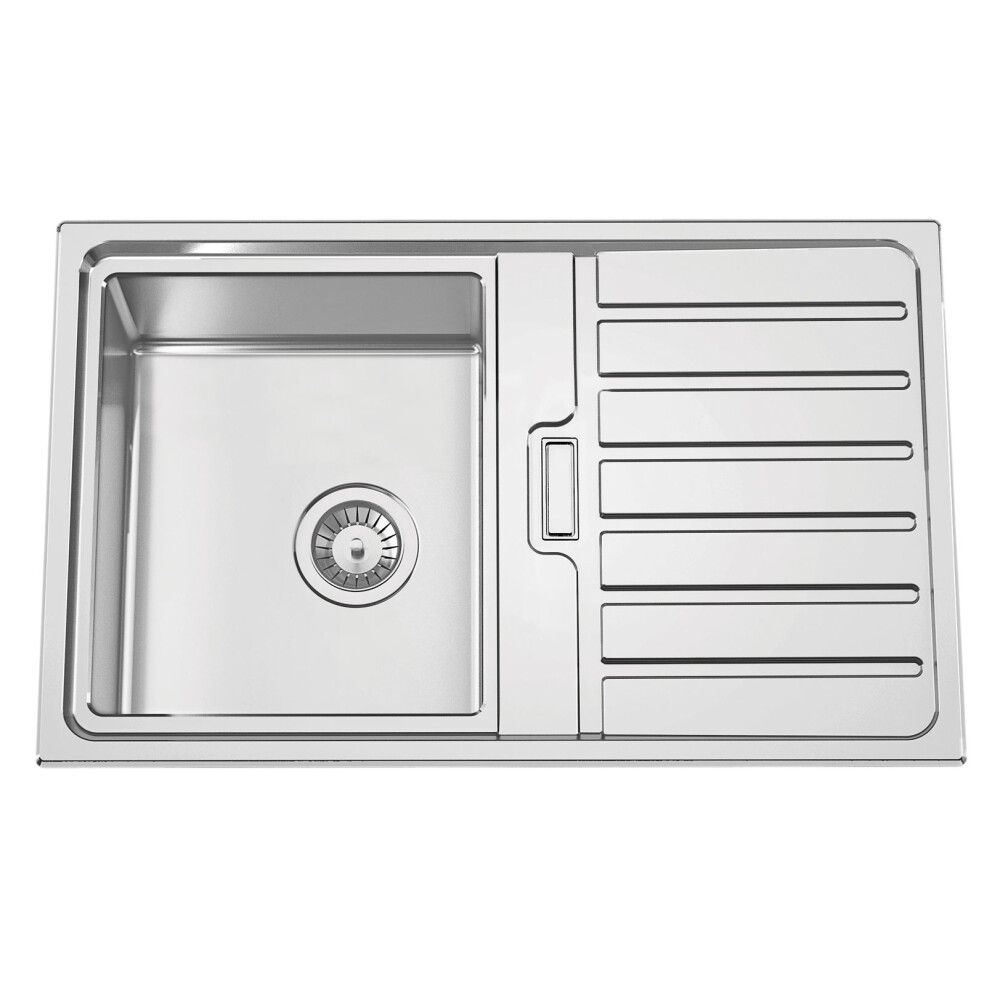 Lavaman kuzhine  inox CookingAid FUSION 80 i kthyeshëm majtas/djathtas me pikatore + aksesorë montimi
