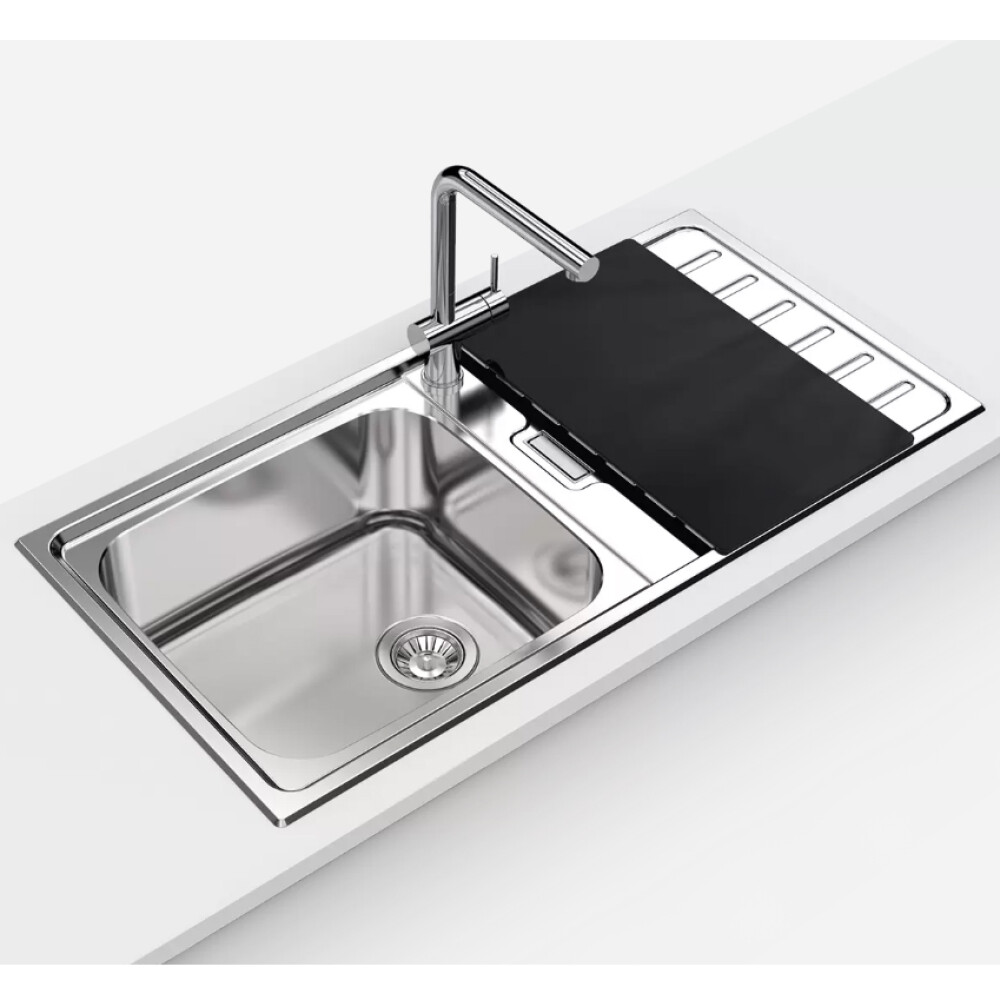 Lavaman kuzhine  inox CookingAid URBAN 105 i kthyeshëm majtas/djathtas me pikatore + aksesorë montimi